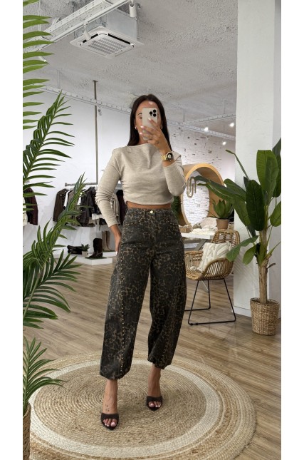 PANTALÓN PAULA ANIMAL PRINT