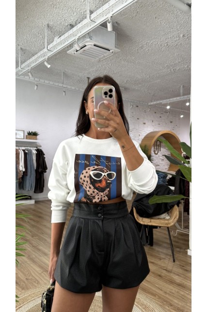 SHORT BRENDA EFECTO PIEL