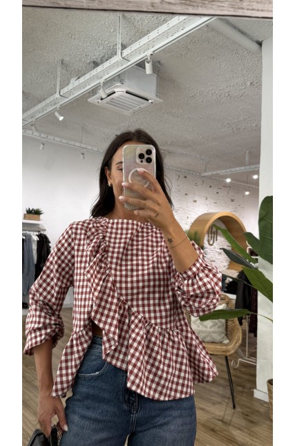 CAMISA MAYRA CUADROS